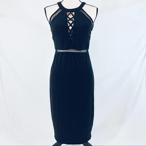 NIGHT Way Deep Plunge Formal Dress